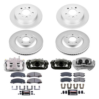 PowerStop® - Z23 Evolution Sport Plain Front and Rear Brake Kit with Calipers