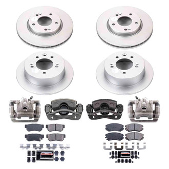 PowerStop® - Z23 Evolution Sport Plain Front and Rear Brake Kit with Calipers