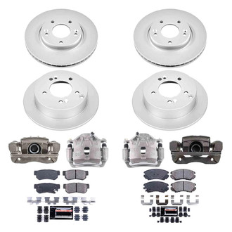 PowerStop® - Z23 Evolution Sport Plain Front and Rear Brake Kit with Calipers