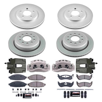 PowerStop® - Z23 Evolution Sport Plain Front and Rear Brake Kit with Calipers
