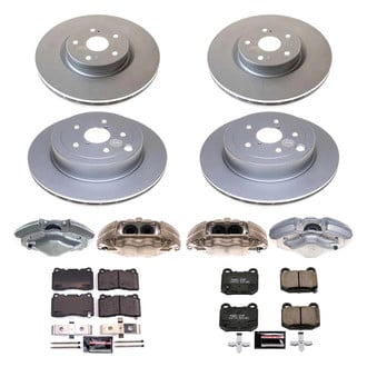 PowerStop® - Z23 Evolution Sport Plain Front and Rear Brake Kit with Calipers