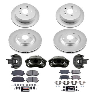 PowerStop® - Z23 Evolution Sport Plain Front and Rear Brake Kit with Calipers