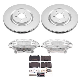 PowerStop® - Z23 Evolution Sport Plain Front Brake Kit with Calipers