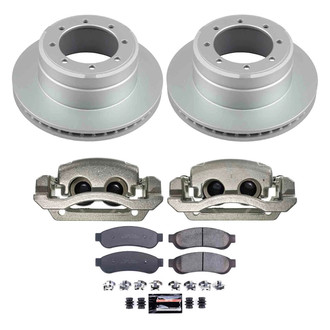 PowerStop® - Z23 Evolution Sport Plain Rear Brake Kit with Calipers
