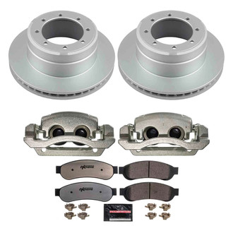 PowerStop® - Z36 Extreme Plain Rear Brake Kit with Calipers