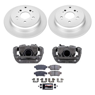 PowerStop® - Z23 Evolution Sport Plain Rear Brake Kit with Calipers