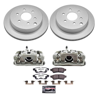 PowerStop® - Z36 Extreme Plain Rear Brake Kit with Calipers