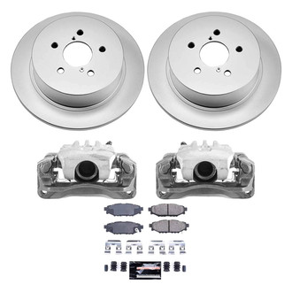 PowerStop® - Z23 Evolution Sport Plain Rear Brake Kit with Calipers