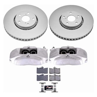 PowerStop® - Z23 Evolution Sport Plain Front Brake Kit with Calipers