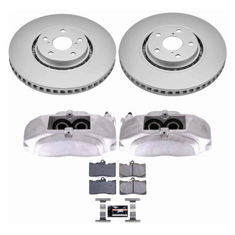 PowerStop® - Z23 Evolution Sport Plain Front Brake Kit with Calipers