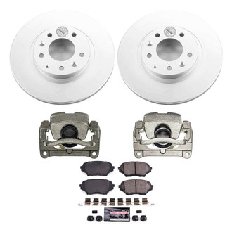 PowerStop® - Z23 Evolution Sport Plain Front Brake Kit with Calipers