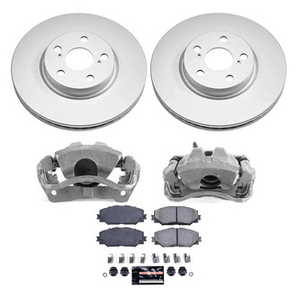 PowerStop® - Z23 Evolution Sport Plain Front Brake Kit with Calipers