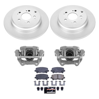 PowerStop® CPR4685-23 - Z23 Evolution Sport Plain Rear Brake Kit with Calipers