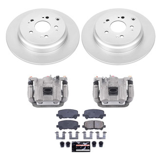 PowerStop® - Z23 Evolution Sport Plain Rear Brake Kit with Calipers