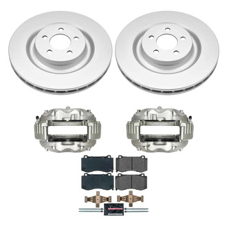 PowerStop® - Z23 Evolution Sport Plain Front Brake Kit with Calipers