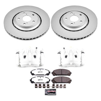 PowerStop® - Z36 Extreme Plain Front Brake Kit with Calipers