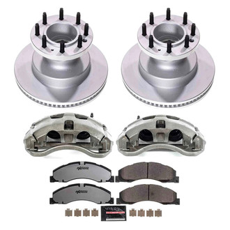 PowerStop® - Z36 Extreme Plain Front Brake Kit with Calipers
