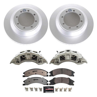 PowerStop® - Z36 Extreme Plain Rear Brake Kit with Calipers