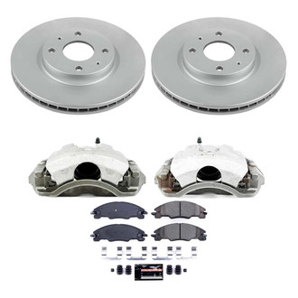 PowerStop® - Z23 Evolution Sport Plain Front Brake Kit with Calipers