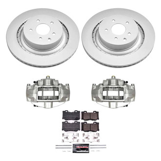 PowerStop® - Z23 Evolution Sport Plain Rear Brake Kit with Calipers