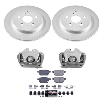 PowerStop® - Z23 Evolution Sport Plain Rear Brake Kit with Calipers