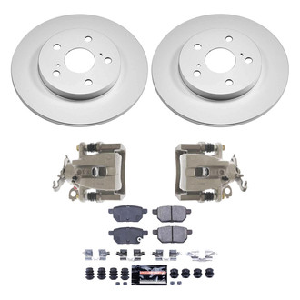 PowerStop® - Z23 Evolution Sport Plain Rear Brake Kit with Calipers