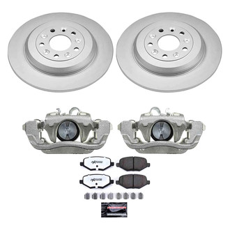 PowerStop® - Z36 Extreme Plain Rear Brake Kit with Calipers