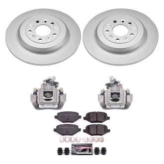 PowerStop® - Z23 Evolution Sport Plain Rear Brake Kit with Calipers