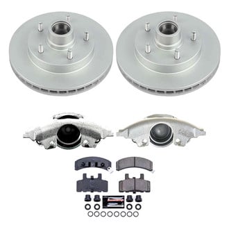 PowerStop® - Z23 Evolution Sport Plain Front Brake Kit with Calipers