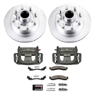 PowerStop® - Z36 Extreme Plain Front Brake Kit with Calipers