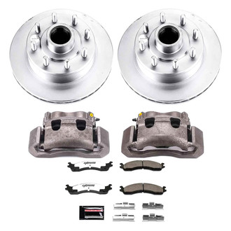 PowerStop® - Z36 Extreme Plain Front Brake Kit with Calipers