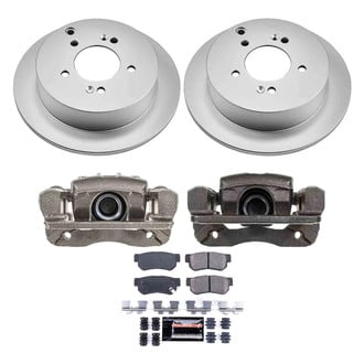 PowerStop® - Z23 Evolution Sport Plain Rear Brake Kit with Calipers