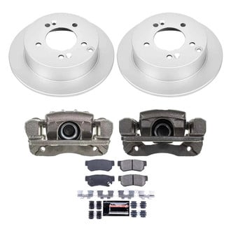 PowerStop® CPR5214-23 - Z23 Evolution Sport Plain Rear Brake Kit with Calipers