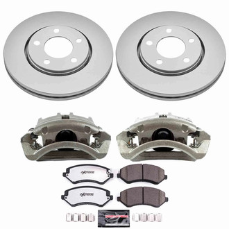 PowerStop® - Z36 Extreme Plain Front Brake Kit with Calipers