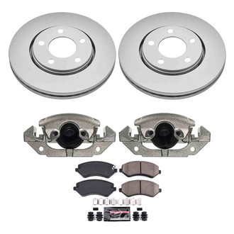 PowerStop® - Z23 Evolution Sport Plain Front Brake Kit with Calipers