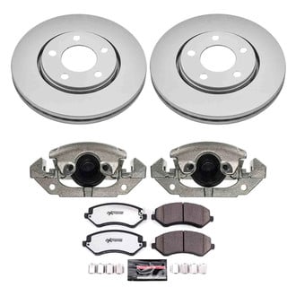 PowerStop® - Z36 Extreme Plain Front Brake Kit with Calipers