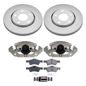 PowerStop® - Z23 Evolution Sport Plain Front Brake Kit with Calipers