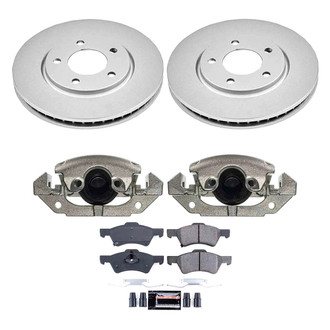 PowerStop® - Z23 Evolution Sport Plain Front Brake Kit with Calipers