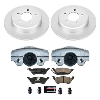 PowerStop® - Z23 Evolution Sport Plain Rear Brake Kit with Calipers