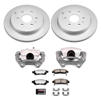 PowerStop® - Z36 Extreme Plain Rear Brake Kit with Calipers