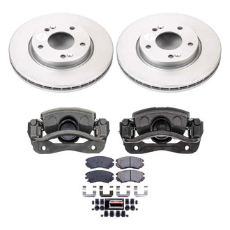 PowerStop® - Z23 Evolution Sport Plain Front Brake Kit with Calipers