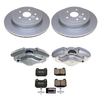 PowerStop® - Z23 Evolution Sport Plain Rear Brake Kit with Calipers