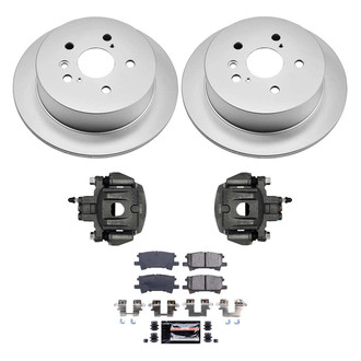 PowerStop® - Z23 Evolution Sport Plain Rear Brake Kit with Calipers