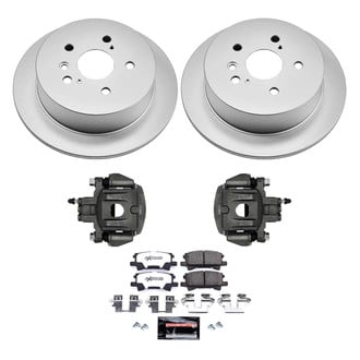 PowerStop® - Z36 Extreme Plain Rear Brake Kit with Calipers