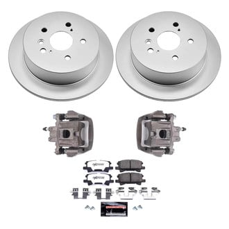 PowerStop® - Z36 Extreme Plain Rear Brake Kit with Calipers