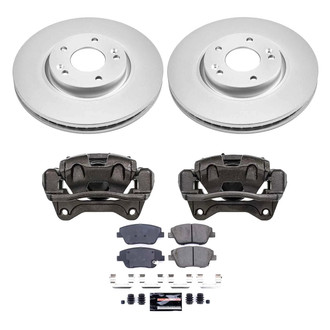 PowerStop® - Z23 Evolution Sport Plain Front Brake Kit with Calipers
