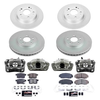 PowerStop® - Z23 Evolution Sport Plain Front and Rear Brake Kit with Calipers