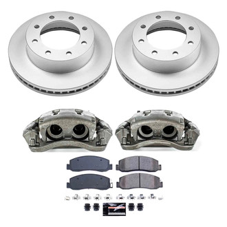 PowerStop® - Z23 Evolution Sport Plain Front Brake Kit with Calipers