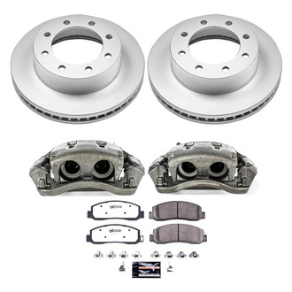 PowerStop® - Z36 Extreme Plain Front Brake Kit with Calipers
