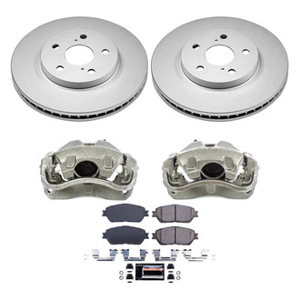 PowerStop® - Z23 Evolution Sport Plain Front Brake Kit with Calipers